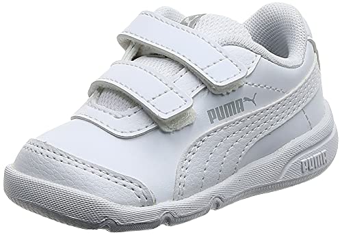 PUMA Unisex Baby Stepfleex 2 SL VE V Inf Sneakers, Weiß White White, 25 EU