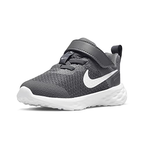 Nike Jungen Unisex Kinder Revolution 6 Sneaker, Iron Grey/White-Smoke Grey, 26 EU
