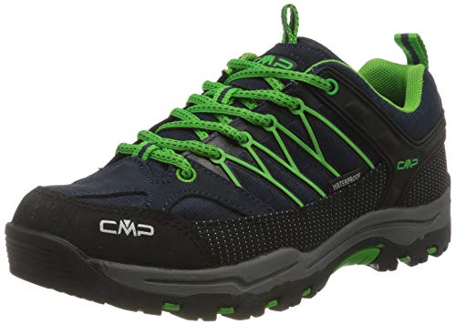 CMP Kids Rigel Low Shoe Wp Trekking-& Wanderstiefel, Blau (B.Blue-Gecko 51AK), 38 EU