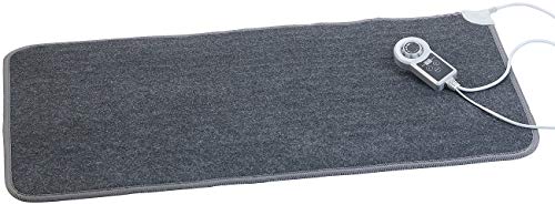 infactory Heizteppich: Beheizbare Fußboden-Matte, Vliesstoff, 105x55cm, 60 °C, 155 W (Fußbodenmatte)