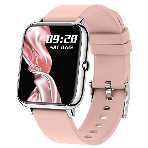 Smartwatch, KALINCO 1.4 Zoll Touch-Farbdisplay mit personalisiertem Bildschirm ,Armbanduhr mit Blutdruckmessung,Herzfrequenz ,Schlafmonitor, Sportuhr IP67 Wasserdicht Schrittzähler für Damen Herren