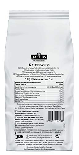 Jacobs Professional Kaffeeweiss, Kaffeeweißer Pulver 1kg, ideal für Heißgetränke-Automaten (11% Fett)