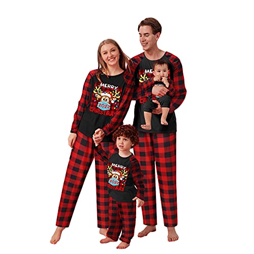 Weihnachten Schlafanzug Familien Pyjama Set Lang Fun-Nachtwäsche Herren Damen Jungen Mädchen Nachthemd Hausanzug Warmer Weihnachtsanzug Printed Home Kleidung Pyjamas 2 Stücke Fannyfuny