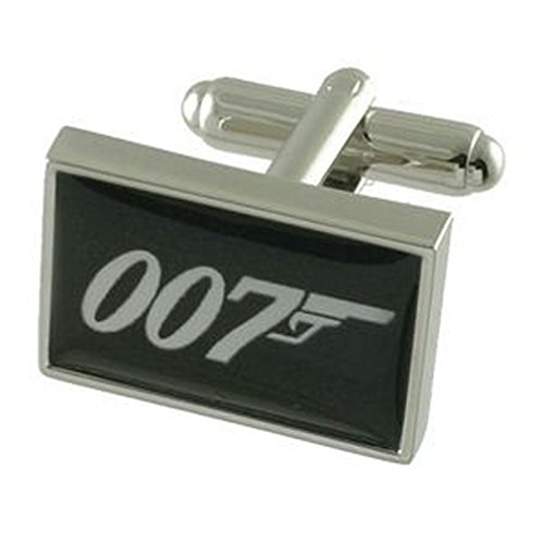 Manschettenknöpfe 007 James Bond Stil~ Secret Agent Spion Manschettenknöpfe Manschettenknöpfe wählen Sie Geschenk Tasche