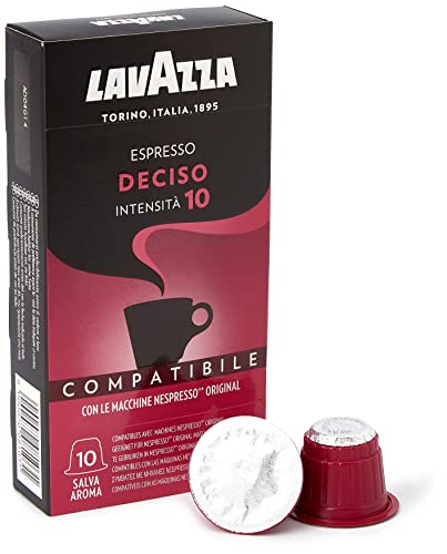 100 Kapseln Lavazza Espresso Deciso kompatible Nespresso