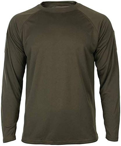 Mil-Tec Unisex Tactical Quick Dry T Shirt, Oliv, XL EU
