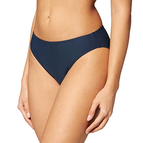 ESPRIT Damen Ocean Beach AY Classic solid Bikinihose, 400/NAVY, 44