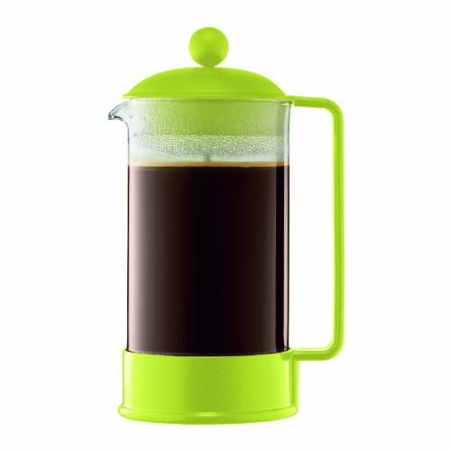 Bodum BRAZIL Kaffeebereiter French Press Kaffeemaschine, 1-Liter, grün von Bodum
