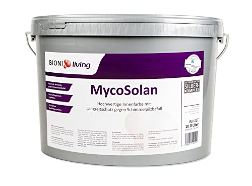 MycoSolan Innenfarbe gegen Schimmel mit Silber-System-Technologie (10 Liter)