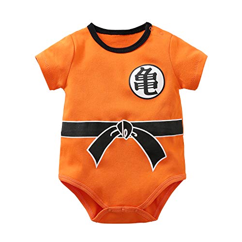 IURNXB Säugling Baby Mädchen Junge Bodysuit Strampler Kurzarm Baumwolle Anime Cosplay Kleidung