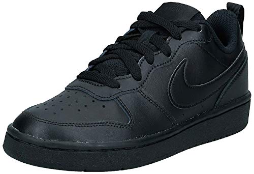 Nike Unisex Baby Court Borough Low 2 (TDV) Sneaker, Black/Black-Black, 25 EU