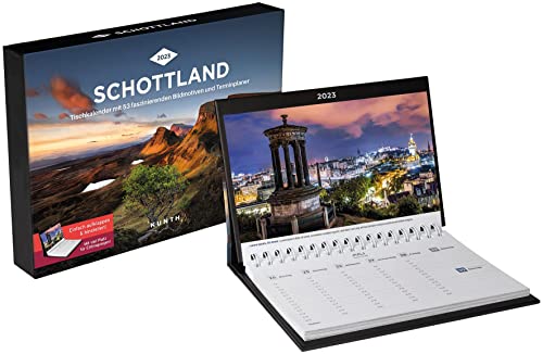 Schottland Tischkalender 2023 (KUNTH Tischkalender mit Wochenplaner)