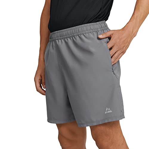DANISH ENDURANCE Men's Athletic Shorts 1 Pack L Grey 1-Pack