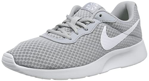 Nike Damen Tanjun Sneakers, Wolf Grey White-Barely Volt-Bl, 38 EU