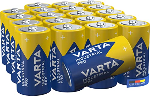 VARTA Batterien C Baby, 20 Stück, Industrial Pro, Alkaline Batterie, 1,5V, Vorratspack, Made in Germany