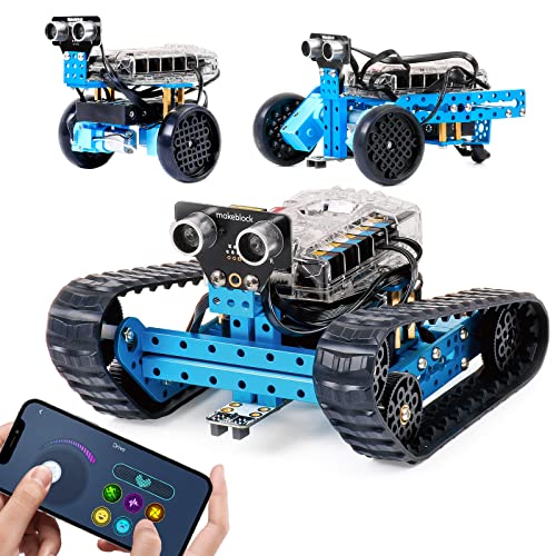 Makeblock mBot Ranger Roboter Programmierbarer 3 in 1, Roboter Spielzeug App-gesteuertes Kompatibel mit Programmierung Scratch / Arduino C Lernspiel Spielzeug STEM Programmieren Lernen