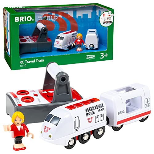 BRIO World 33510 IR Express Reisezug - Elektrische Lokomotive mit Fernsteuerung - Zubehör für die BRIO World - Kleinkindspielzeug empfohlen ab 3 Jahren