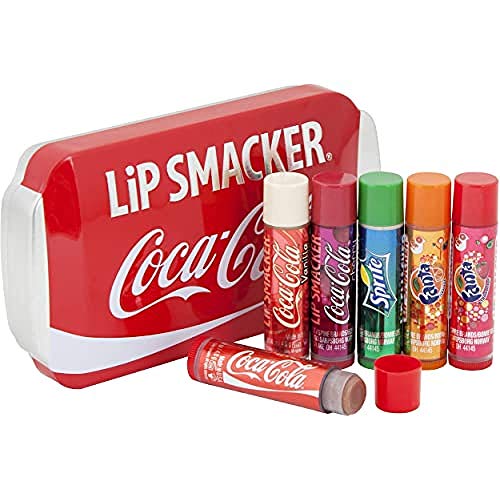 Lip Smacker Markwins Coca Cola Geschenk-Dose, mit 6 Lippenpflegestiften