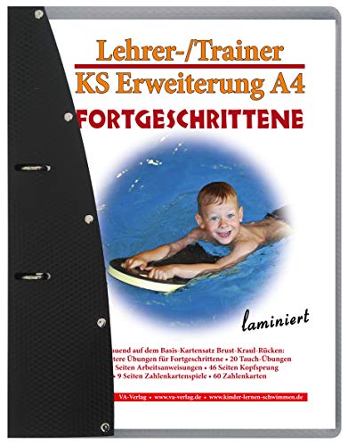 Erweiterung Fortgeschrittene, A4, laminiert: für Lehrschwimm- und großes Becken (Lehrer-/Trainer-Kartensatz laminiert: Arbeitskarten für den Schwimmunterricht)