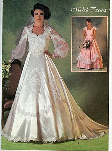 Simplicity 6764 Schnittmuster für Brautkleid und Braut, Vintage-Schnittmuster für die Größe