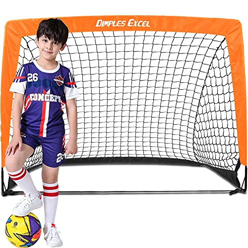 DIMPLES EXCEL Fussballtor Pop Up Fussballtor für Kinder Garten Fussball Tor Football Ball Tore x1