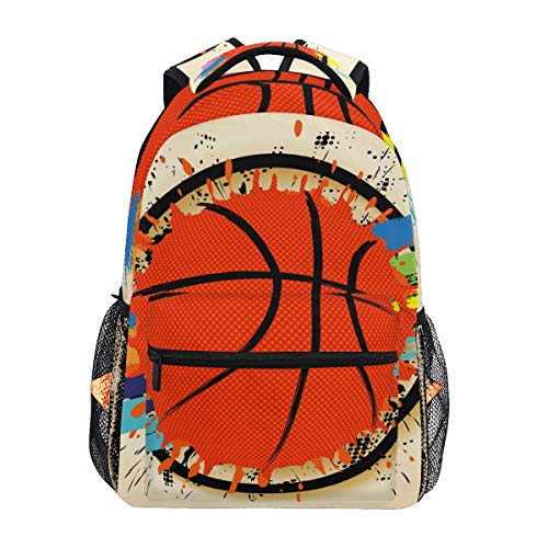 Süßes Trendiges Basketballplakat Rucksack Schulter Bookbag Kinderrucksack Teen Jungen Mädchen Büchertasche Laptop Rucksäcke