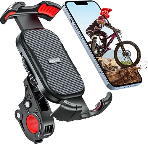 Fahrrad Handyhalterung, [Super Stabil & Extreme Sicherheit] Smartphone Halterung Fahrrad- 2022 Universal 360° Drehung Handy Fahrradhalterung für iPhone, Samsung und Alle 4,5-7,0 Zoll Smartphones