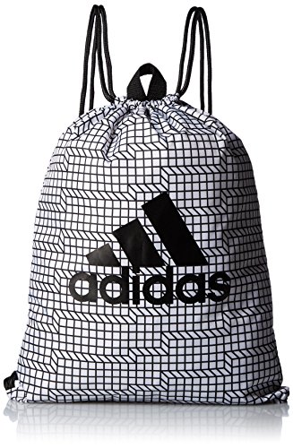 adidas Brushed Gym Bag - Sporttasche, Unisex Erwachsene, Weiß (Weiß/Schwarz/Schwarz), NS