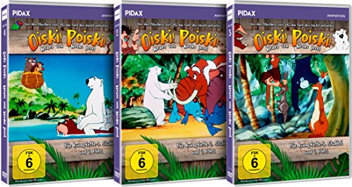 Oiski! Poiski! - Neues von Noahs Insel - Gesamtedition / Die komplette Serie auf 6 DVDs (Pidax Animation)