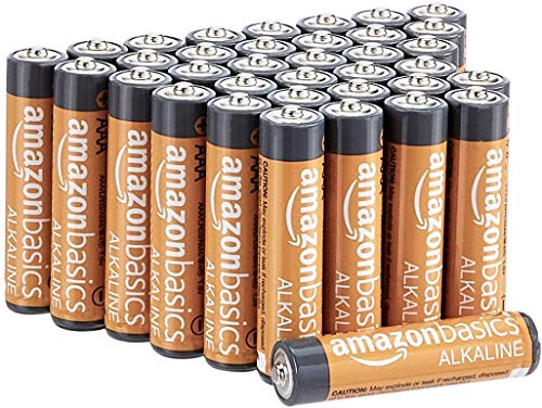 Amazon Basics AAA-Alkalibatterien, leistungsstark, 1,5 V, 36 Stück (Aussehen kann variieren)
