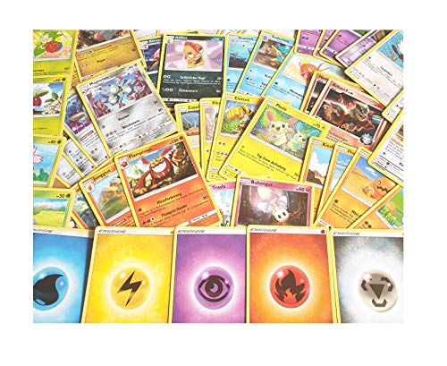 Pokemon Karten 50 Verschiedene 1 Holo Karte Garantiert - Deutsche Karten