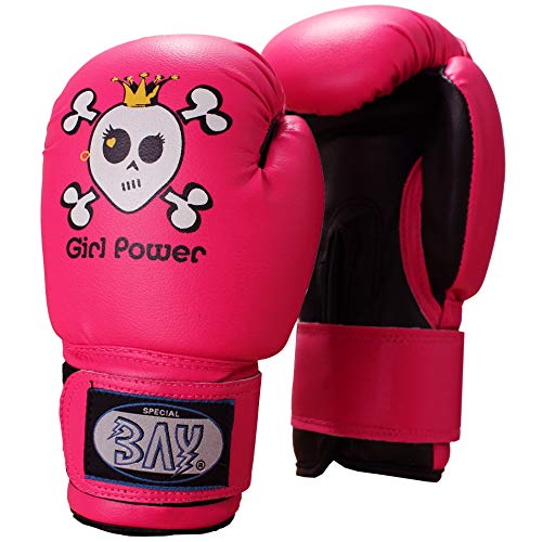 BAY® Girl Power pink rosa (2 Unzen) Kinder Boxhandschuhe (2 Unzen)