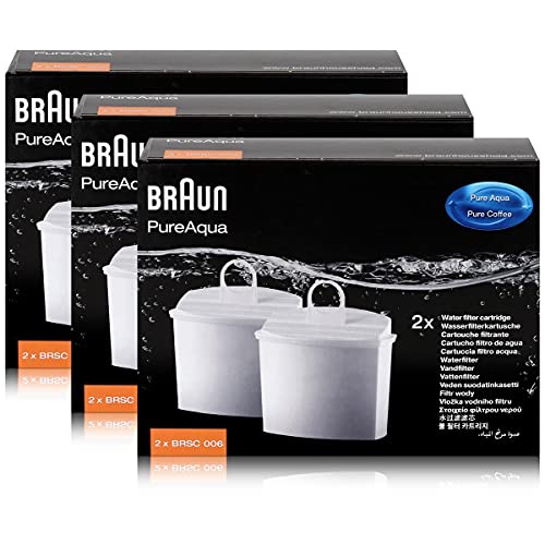 Braun PureAqua Wasserfilterkartusche BRSC006 - Wasserfilter (3er Pack)
