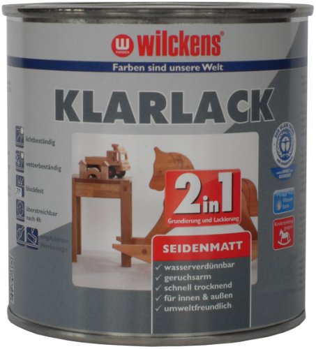 Wilckens 2-in-1 Klarlack seidenmatt, 750 ml 12400000050