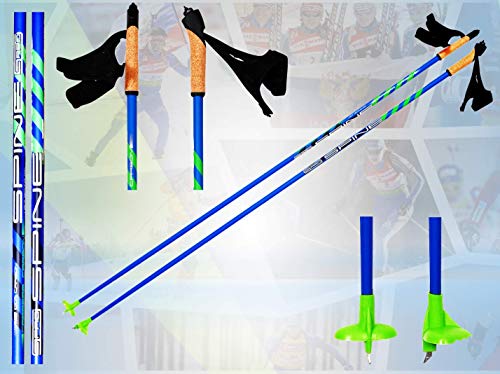 Spine Carrera extrem leichte 100% Carbon Langlaufstöcke Skating Stöcke Skistöcke (170)