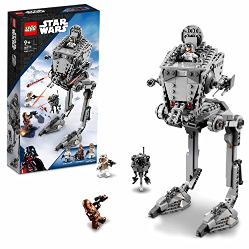 LEGO 75322 Star Wars at-ST auf Hoth mit Figuren von Chewbacca und Droide, Sammelspielzeug aus Das Imperium schlägt zurück