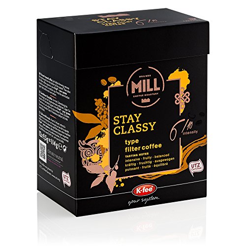 Mr & Mrs Mill Kaffeekapseln Stay Classy Filterkaffee, Stärke 6, K-fee System, 6er Pack (6 x 114 g)