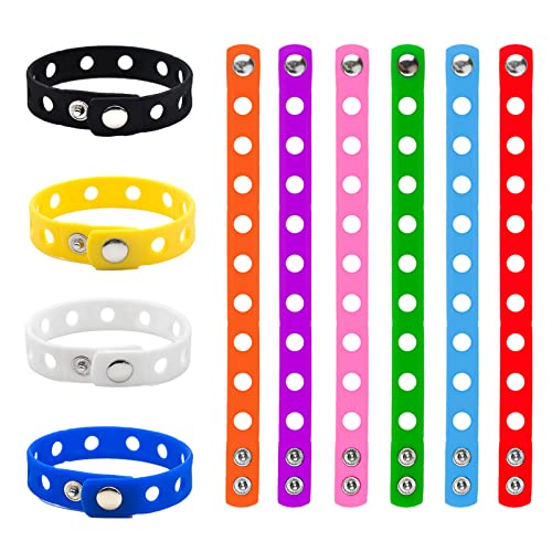 10 Stück Silikon Jelly Armbänder leuchtende Silikonarmbänder für Jugendliche, Gummi Armreifen, Partyzubehör- Sortiert