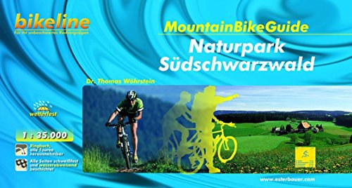 Naturpark Südschwarzwald: 1:35.000, Ringbuch, alle Touren herausnehmbar (Bikeline - MountainBikeGuides)