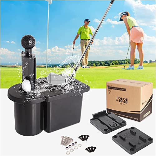 10L0L Golfplatzgeräte,Golfmobil-Zubehör, Golfball Washer, Golfschläger und Ball Reiniger für EZGO Yamaha Club Auto
