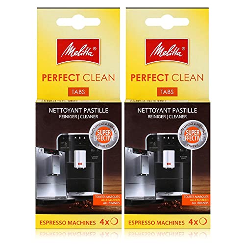 Melitta Perfect Clean Espresso Machines ReinigungsTabs 4x1,8g (2er Pack)