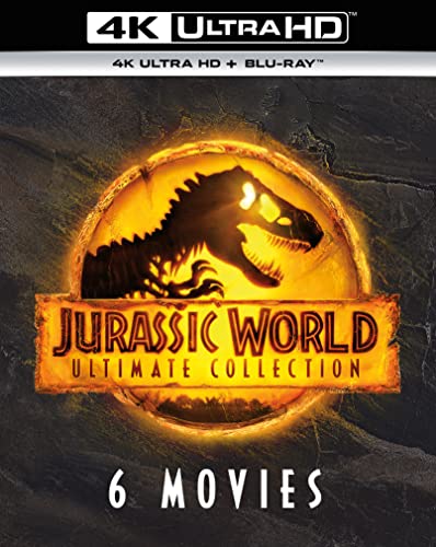 Jurassic World Ultimate Collection [Jurassic Park/Jurassic World 6-Film Box Set] [4K Ultra HD] [2022] [Blu-ray] [Region Free]