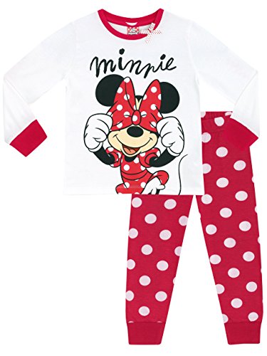 Disney Minni Maus Mädchen Minnie Mouse Schlafanzug 110