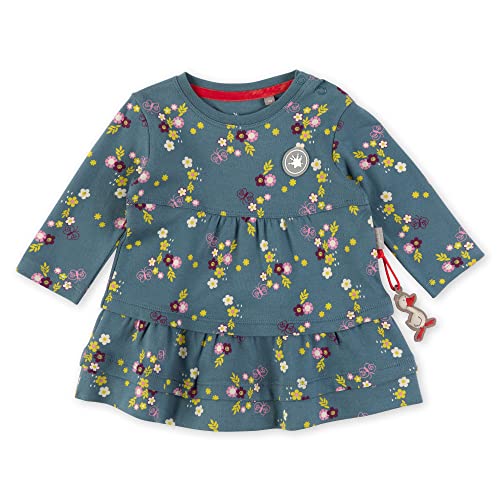 Sigikid Baby-Mädchen Kleid aus Bio Baumwolle Kinderkleid, blau, 62