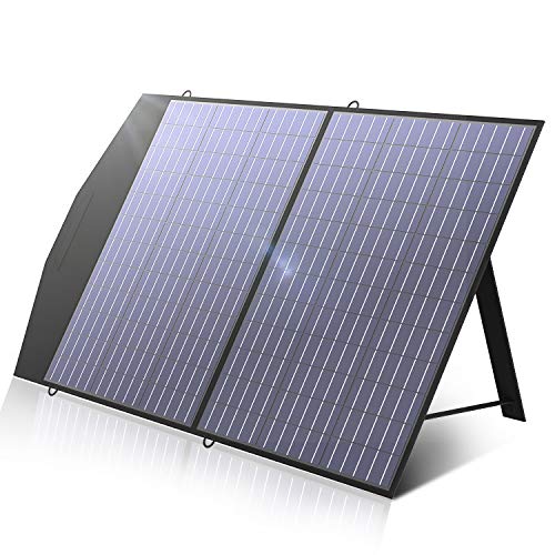 ALLPOWERS Faltbares Solarpanel 100W Solarmodul Speziell für Tragbare Powerstation und Outdoor Solargenerator Hoch Leistung Akku für Camping Garten Laptop