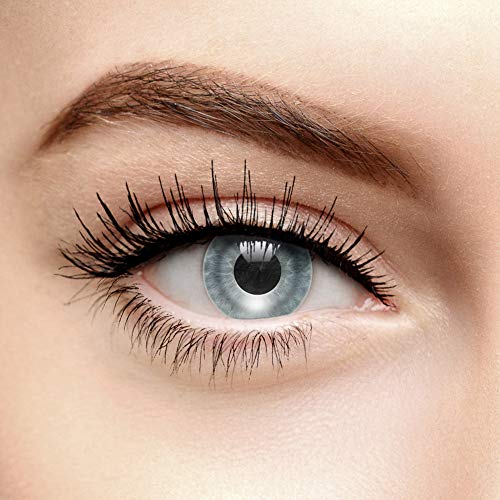 Chromaview Spiegel Farbige Kontaktlinsen Ohne Stärke Silber (30 Tage)
