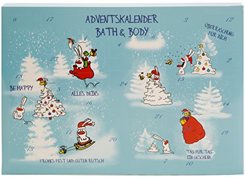 Adventskalender Bath & Body für Erwachsene und Kinder - Kosmetik Weihnachtskalender mit 24 Überraschungen für SIE und IHN - Nic and the Bee - von matrasa