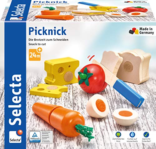 Selecta 62020 Picknick, Klett und Schneidespielzeug, 13 Teile