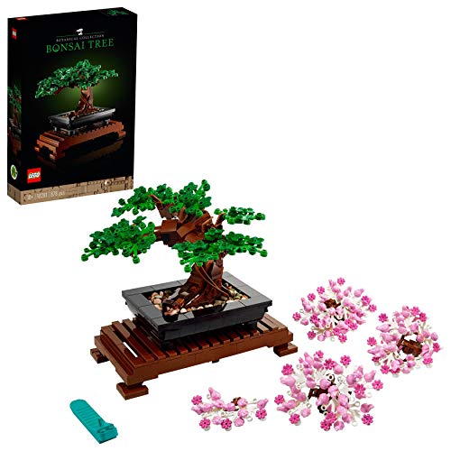 LEGO 10281 Bonsai Baum, Kunstpflanzen-Set zum Basteln für Erwachsene, Zimmerdeko, Muttertagsgeschenk, Botanik-Kollektion, Home Deko