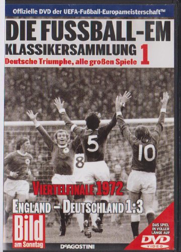 Die Fussball-EM ~ Klassikersammlung 1 ~ Deutsche Triumphe, alle grossen Spiele ~ Viertelfinale 1972 ~ England-Deutschland 1:3